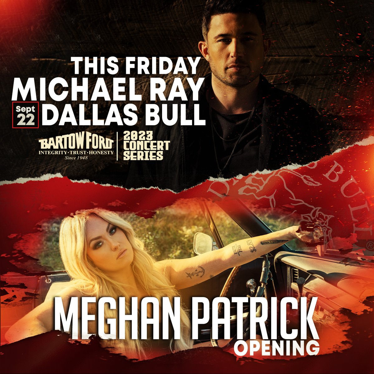 M_R_Junkies's tweet photo. This Friday!! @MegPatrickMusic joins @MichaelRaymusic at @theDallasBull in Tampa. Get your tickets NOW if you haven't already.
https://t.co/SE3bwvKvDW
#michaelray #michaelrayontour #tampa #florida #hometownshow #dallasbull #meghanpatrick #spiritsanddemons https://t.co/LbCJaOCfrJ