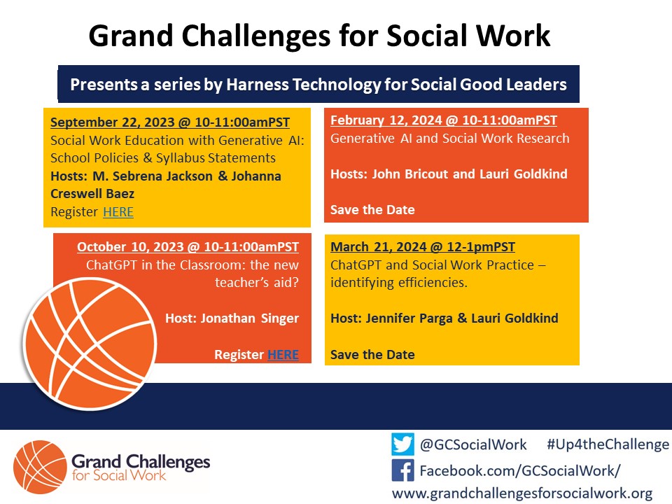 Grand Challenges for Social Work tweet media
