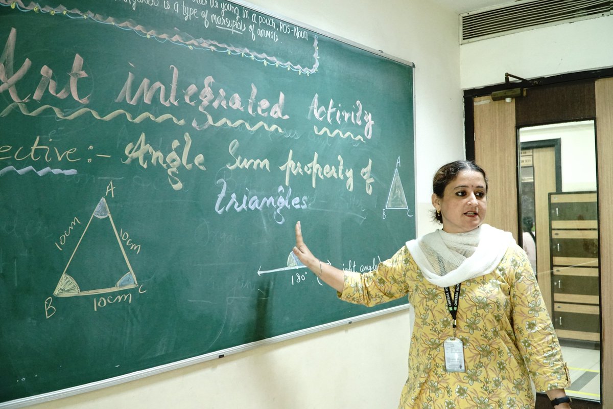 chitkara_school's tweet photo. Chitkara International School, Chandigarh conducts an engaging art-integrated activity for its winsome students of Grade 7
#CIS #Activity #maths #Artintrigrated #angel #Sumproperty #Mathematics #trignometry #learning #skills #knowledge https://t.co/l2iqxT4T76