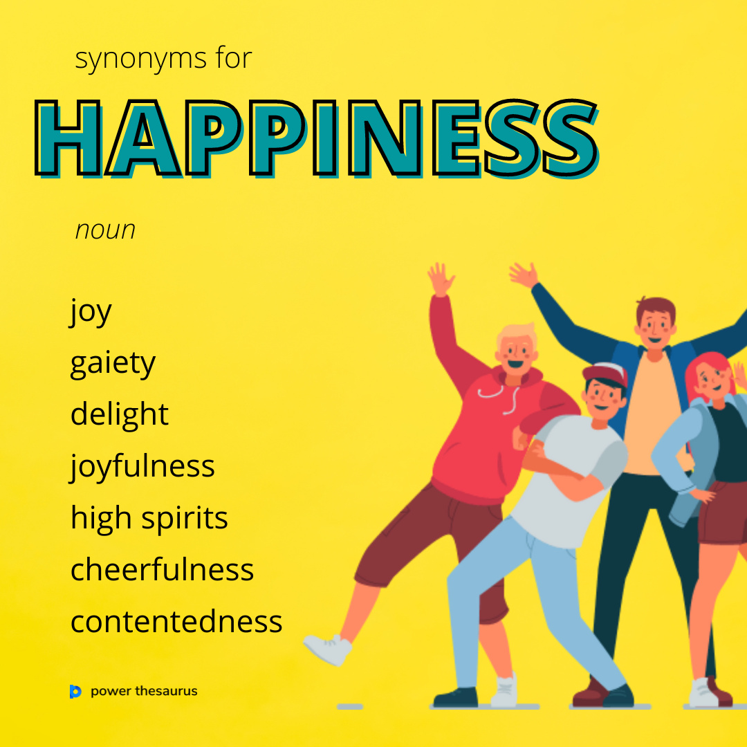 Power Thesaurus on X:  Joy is a feeling of great  happiness. E.g. Salter shouted with joy. #learnenglish #thesaurus # synonyms #ielts  / X