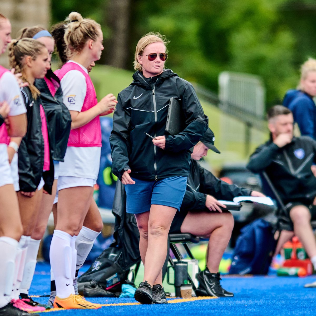 BartonAthletics's tweet photo. Congrats to Barton's Erin Stephens:  1⃣st victory as the Bulldogs' Head Women's Soccer Coach today, 2⃣-1⃣ over Chowan on the road! . #BartonBold . #BCBulldogs . ⚽️⚽️⚽️⚽️⚽️ https://t.co/qXnflbGlnI