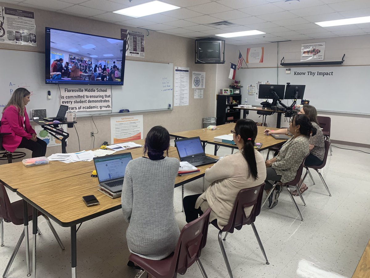 FISD_Knight's tweet photo. FISD teachers are learners first and take every opportunity to learn from each other! #growthmindset #collaborativeculture @FloresvilleISD https://t.co/EXesqmBulw