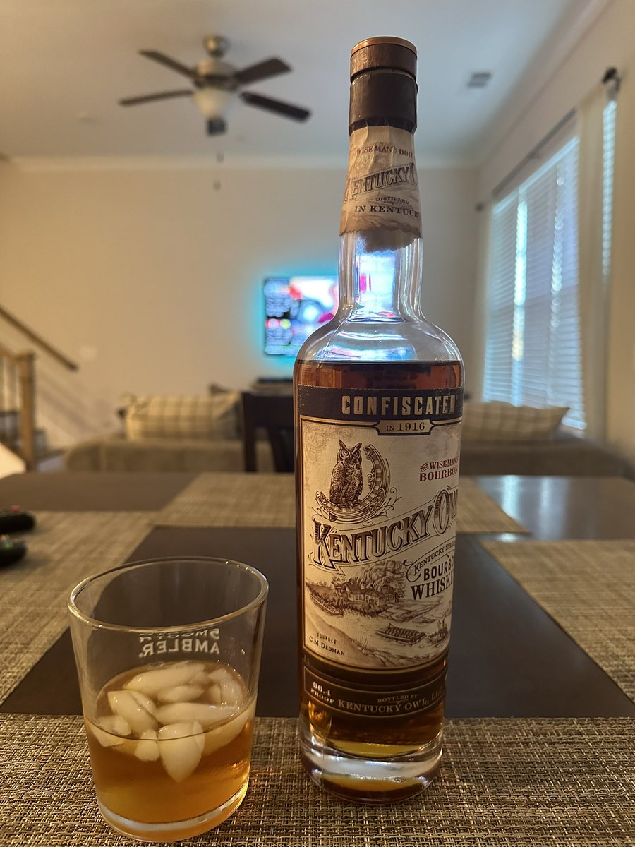 It’s confiscated by @KentuckyOwl for day 19 of #30daysofbourbon #bourbonheritagemonth #drinkcurious