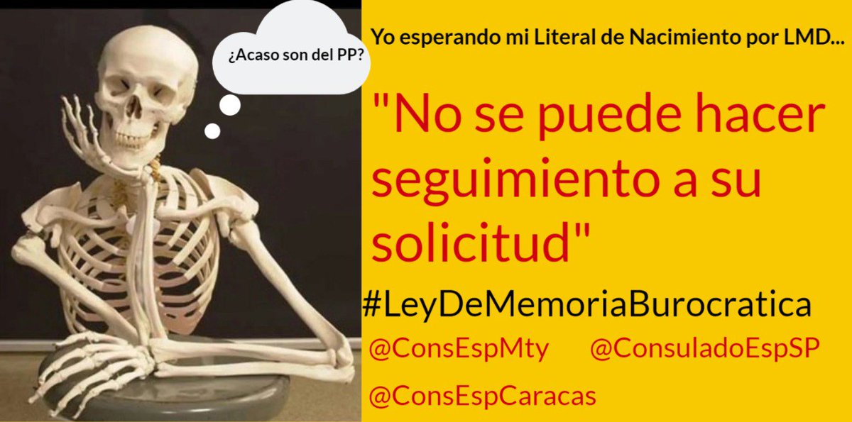 LeyMemoria's tweet photo. En realidad una solicitud al RC consular no debería ser secreto de estado
En 🇪🇸 se puede hacer seguimiento online por la página del @justiciagob a un trámite.
No existe para la DIASPORA el principio de igualdad
Somos excluidos y relegados 
@MAECgob @jmalbares @DefensorPuebloE https://t.co/hzmESRljFh