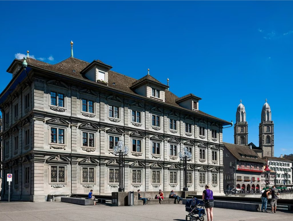 Built at the end of the 17th century, Zürich’s Rathaus (city hall) tells the story of the city’s political life via architecture, art, and historical objects displayed inside.