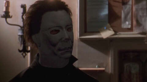 manmademeat's tweet photo. Gotta be the funniest Michael Myers ever https://t.co/HuVnMQTL8r