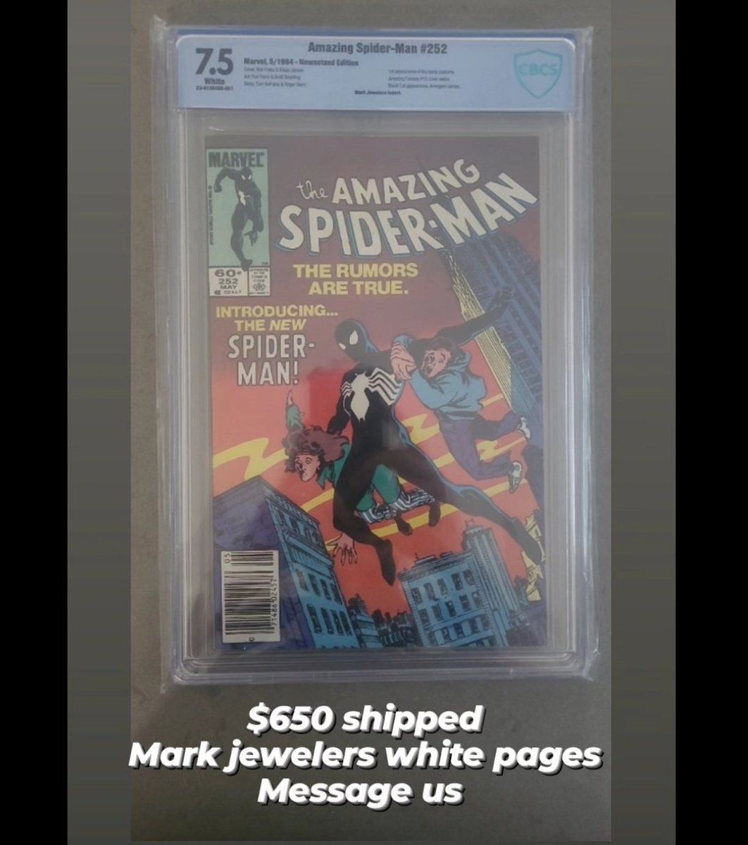 NICKGQNYC's tweet image. Heres a #keyissue #comicsforsale  #markjewelers #asm252 shortboxed.com/nickgq #shortboxed @shortboxed