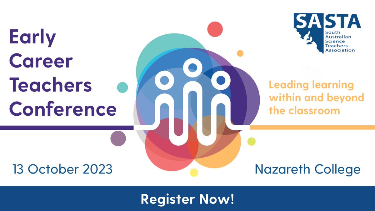 Early Career &amp; Pre-service Teachers - upgrade your professional development by attending the Early Career Teachers Conference. Take advantage of discounted member prices or with our half-price membership fees, it's more affordable than ever to join. bit.ly/ECTC2023