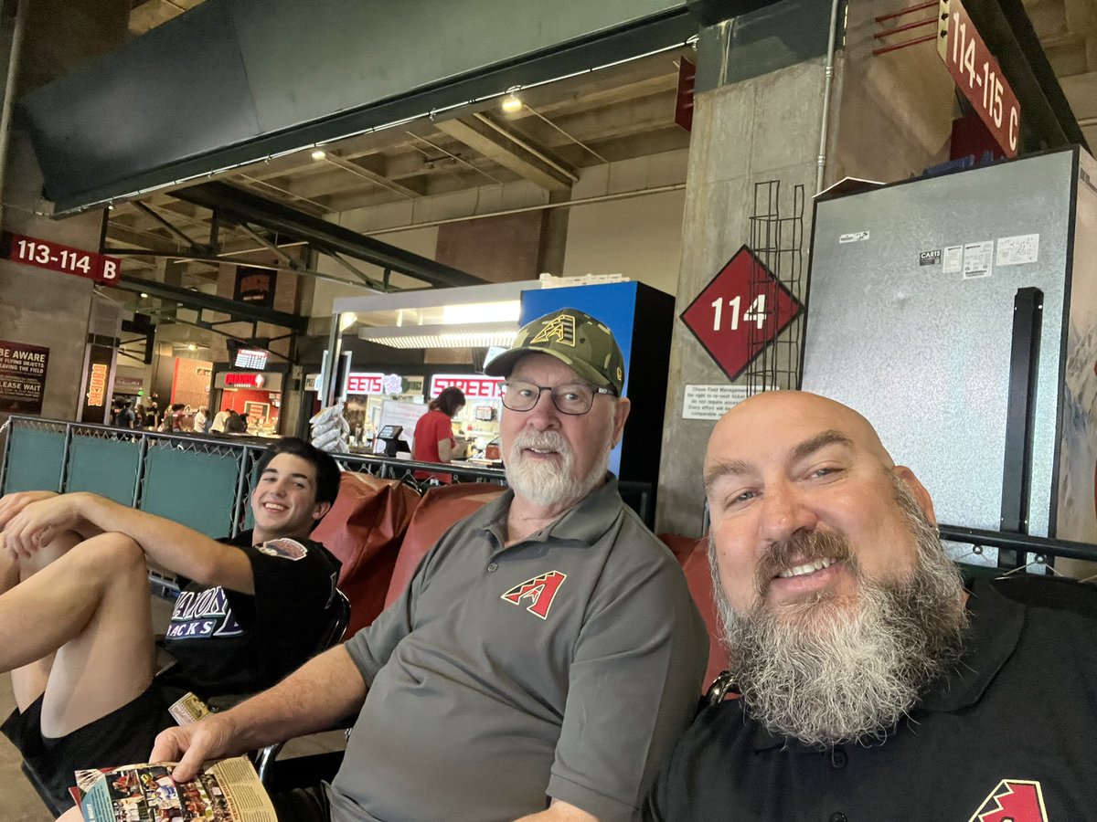 Diamondbacks Game with the Boys. #dbacks #rattleon