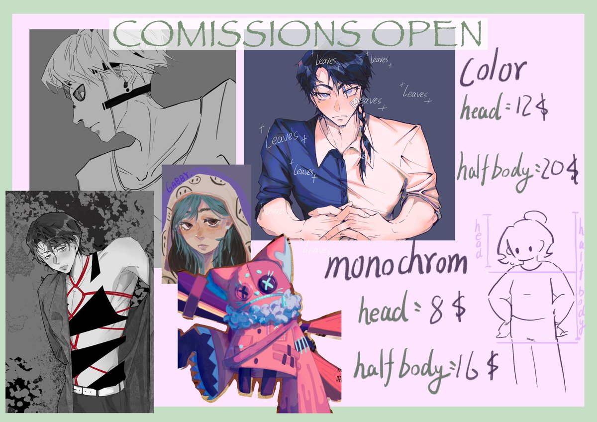 LeavesYY's tweet photo. Contact by private message(O_o)
#art #comissionsopen #commission #drawing https://t.co/FxkH5MUD6x