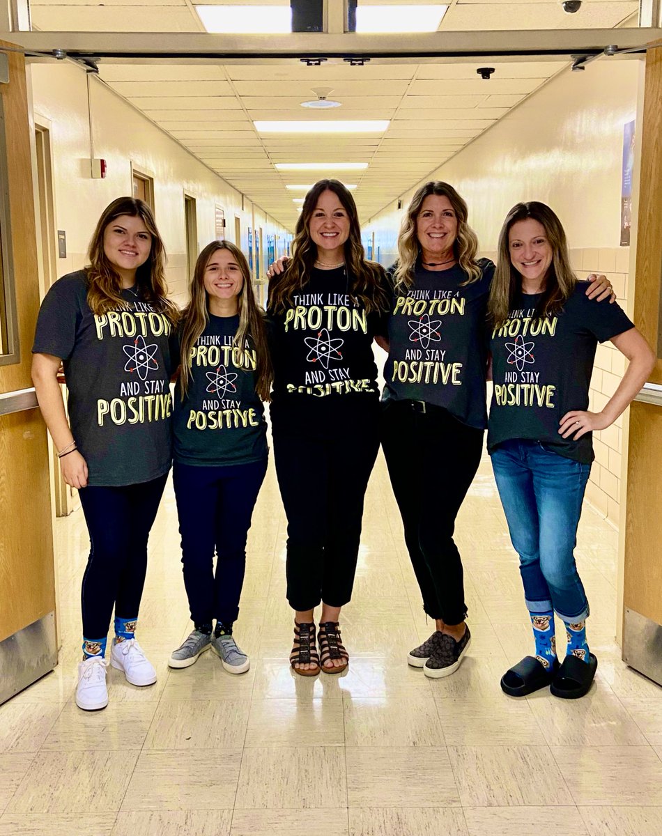 Positive science spirit!! Saxton’s science team makes you just want to love science even more!’ Wait until you see their shirts tomorrow!