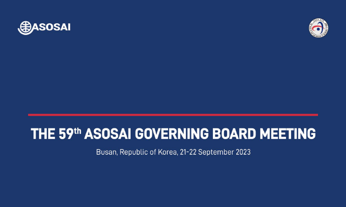 INTOSAIJournal's tweet photo. This week, the #INTOSAIJournal will be sharing events and key moments from the 59th#ASOSAI Governing Board meeting, hosted by #SAI #Korea in Busan. To learn more about #ASOSAI, visit https://t.co/S0YpWUIBz5 . https://t.co/dWPnquAlis