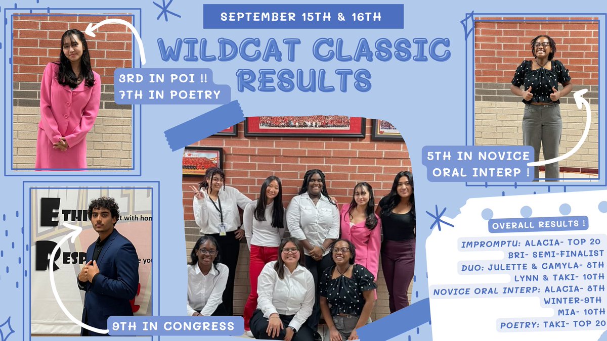 Ram Speech and Debate had a great weekend at the  Cy-Woods Wildcat Classic!  #RamPride #Kaizen #ReadytoRAMble #DoGoodThings