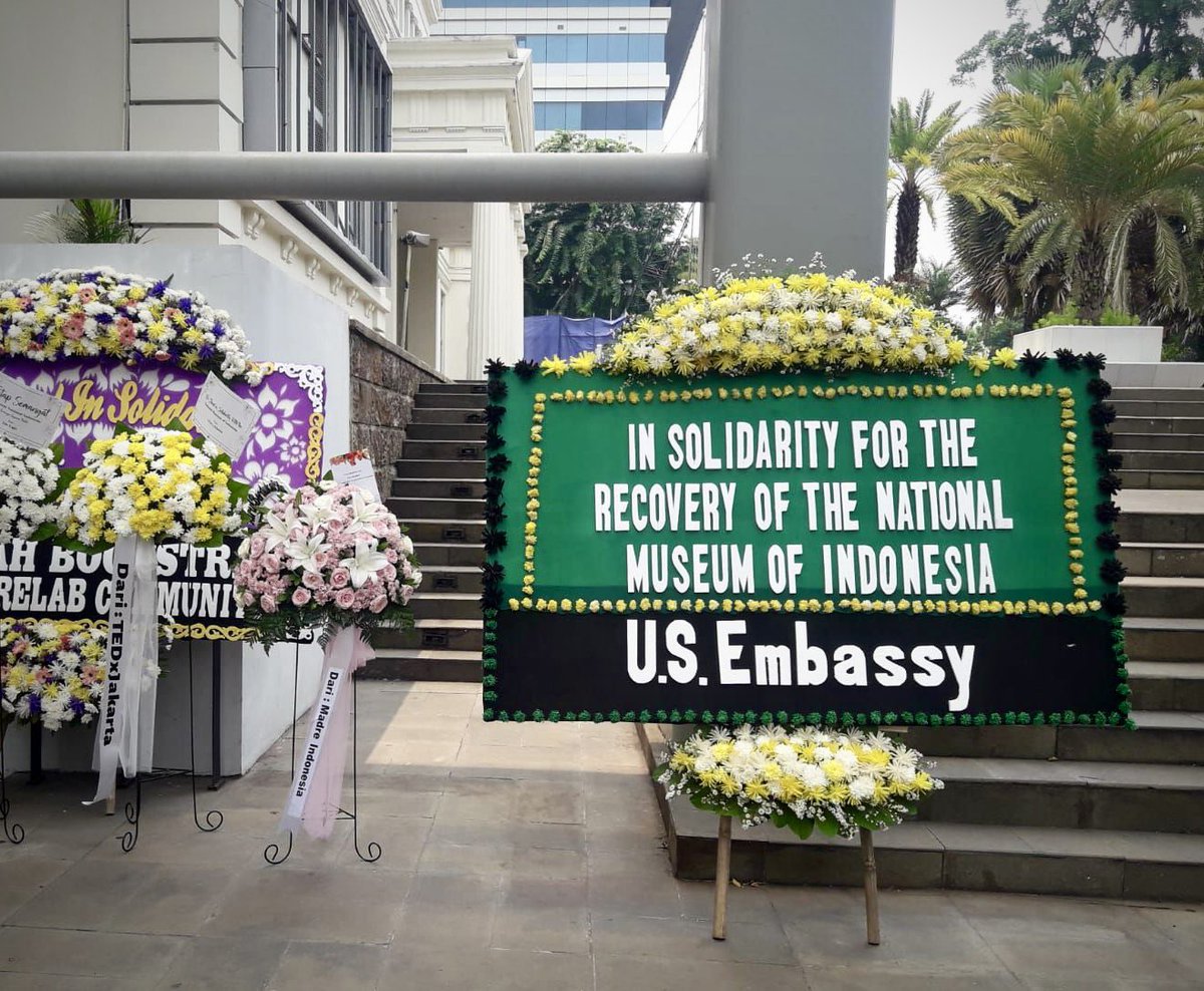 Preserving national heritage is crucial &amp; @MuseumNasional plays a vital role in Indonesia. I had the pleasure of visiting the Museum during my first year in Jakarta &amp; I send my best regards during this recovery process.