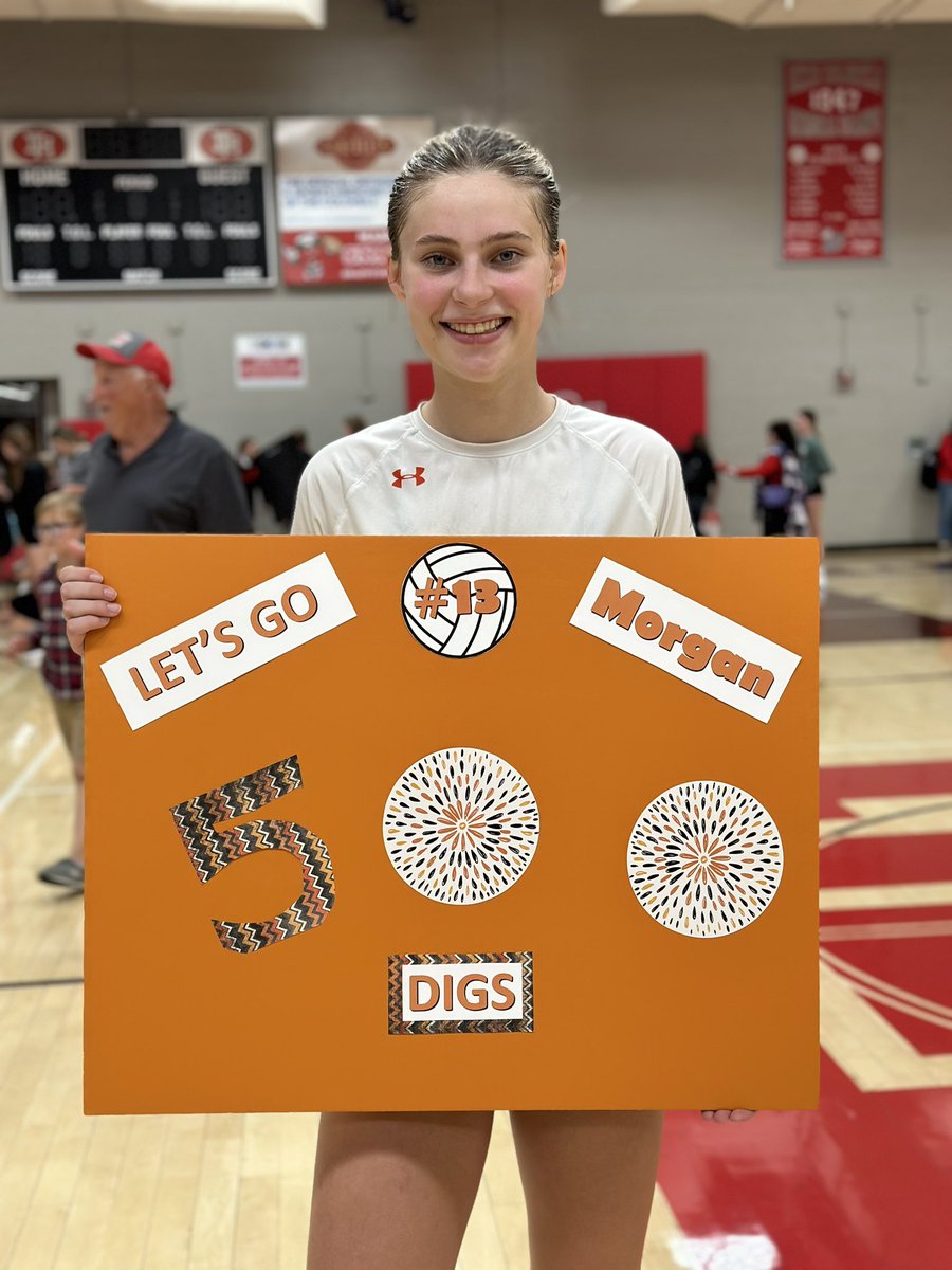 rylevball's tweet photo. Congratulations to @MorganHeater3 on her 500th career dig! https://t.co/FLCTE9CxIL