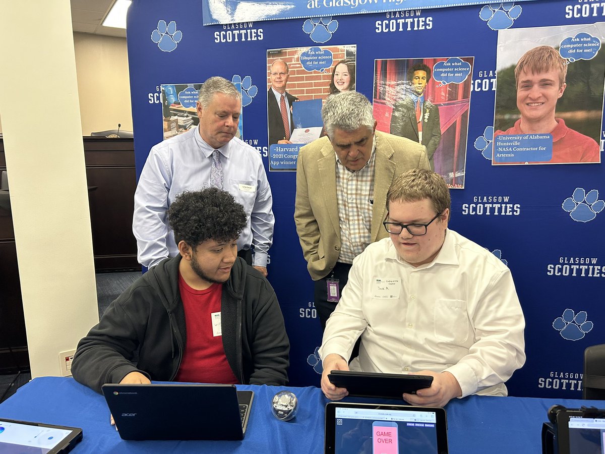 I was given an incredible opportunity to be an advocate for CS and Kentucky students at Coding at the Capitol today! <a href="/drmcguffin/">Sheri McGuffin 🌎</a> <a href="/GHSEngineering_/">GHS Engineering</a> <a href="/DrJacksonCS/">Sean Jackson</a> @JNormanWC <a href="/GISChad/">Chad Muhlenkamp</a>