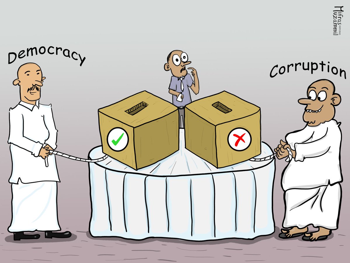 MifrasMuzammil's tweet photo. Cartoon
Democracy in our Language - March 12 Movement
#March12Movement #PAFFREL #DemocracyCompetition #Democracy #DemocracyForAll
#DemocracyMatters #DemocracyNow #SaveOurDemocracy #SocialDemocracy https://t.co/P58lBBHune