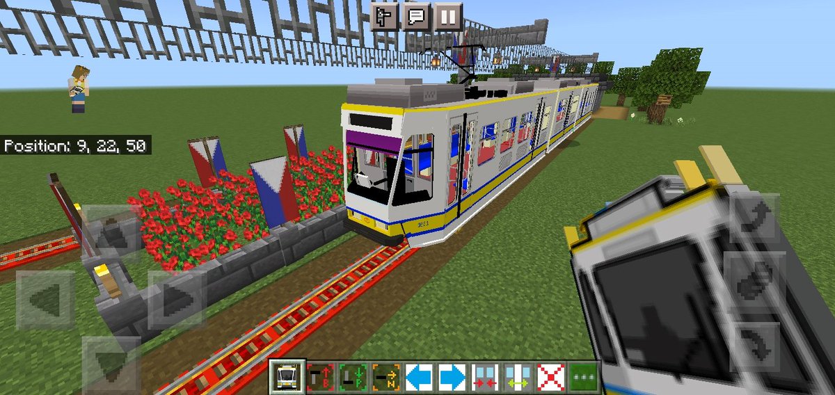 PrincessTantan's tweet photo. Manila LRT 1 in Minecraft

#NanobanaKinako
#BenigikuBeta
#NagaseMiyako
#TantanAlcántara
#KhristianAlcántara
#Glodelania
#MinecraftBedrockEdition
#Minecraft
#GlodelaniaGames
#ManilaLRT
#ManilaLRT1
#鉄道アドオン https://t.co/njGYvnO37Z