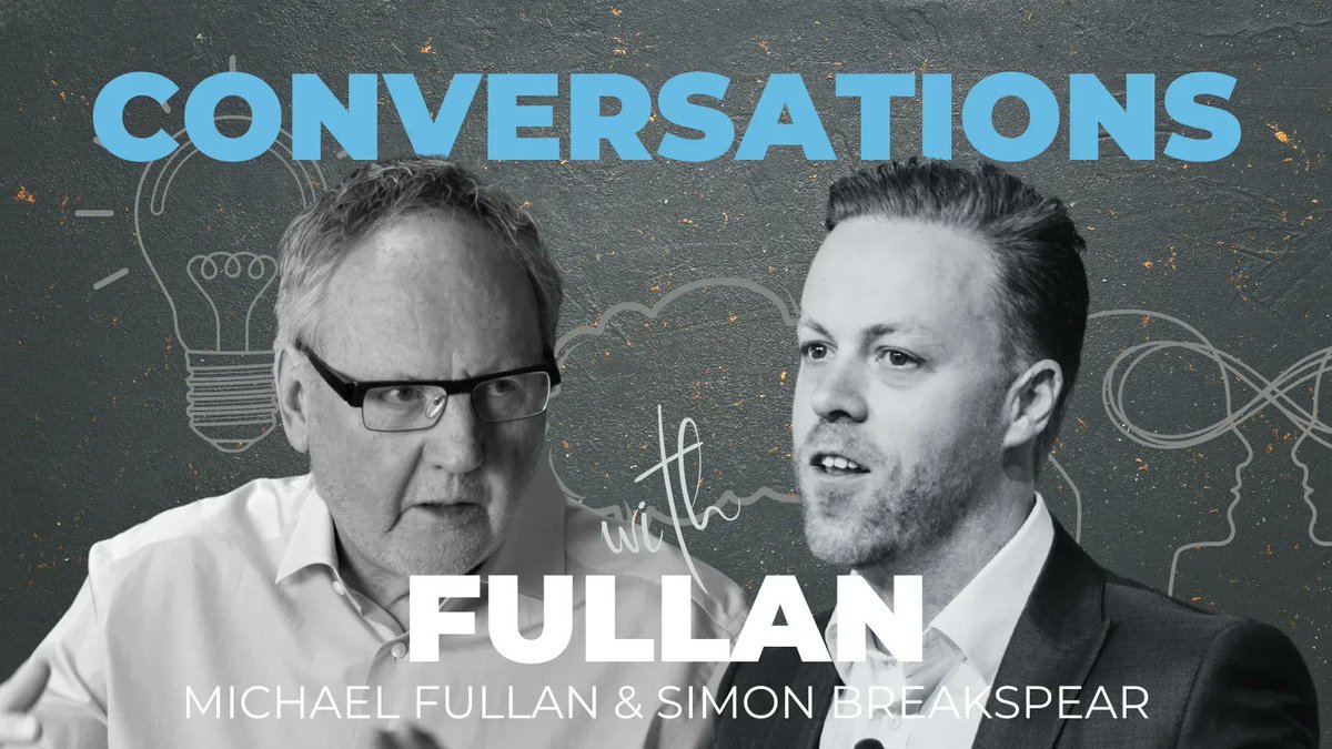 Check out my podcast series with Professor Michael Fullan, and join us as we explore important and practical ideas about education change, leadership and how we can enhance the long-term impact of our schools. buff.ly/467ubuu