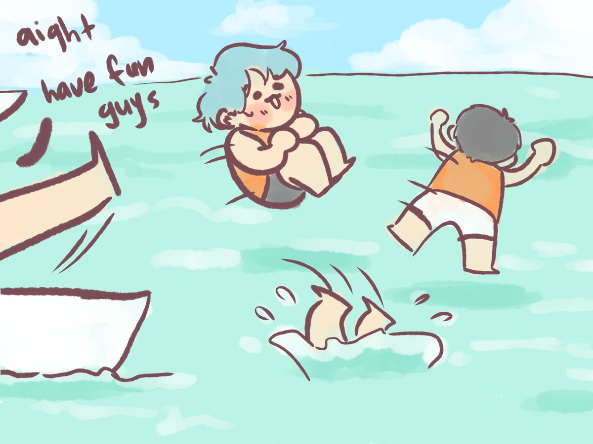san's dad being that type of dad 