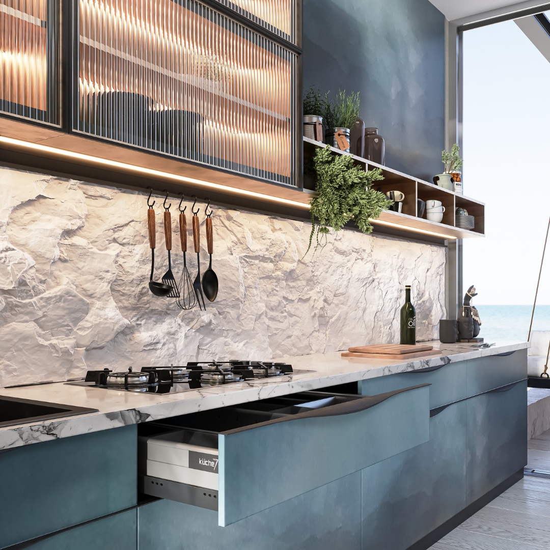 Your Daily Retreat to Coastal Bliss

Experience the fusion of practicality and beachside charm.

#EscapeKitchen #CoastalDesign #CulinaryRetreat #BeachsideElegance #DailyEscape #ModularKitchen #Kuche7 #Escape #stainlesssteelmodularkitchen #luxurykitchen #beachhouse