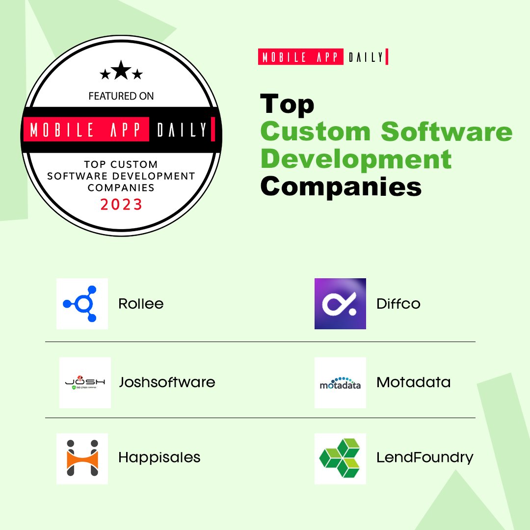 mobileappdaily's tweet image. Unlock the potential of custom software development in 2023! 🚀
Discover the top custom software development companies reshaping industries with innovative solutions.
Read more: bit.ly/3ZoKjWl
#CustomSoftware #TechInnovation #SoftwareDevelopme #MobileAppDaily