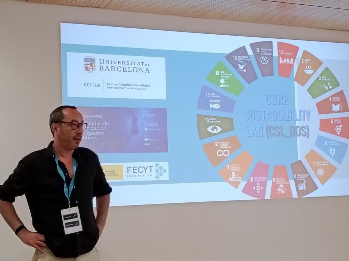 CCiTUBDivulga's tweet image. J. Mendoza #CCiTUB va presentar ahir el projecte #CSL_ODS @FECYT_Ciencia a les "XIII jornadas de comunicación y divulgación científicas" @ccupf @UPFBarcelona

Molt contents de poder contribuir amb la nostra experiència a aquestes fantàstiques jornades sobre comunicació científica