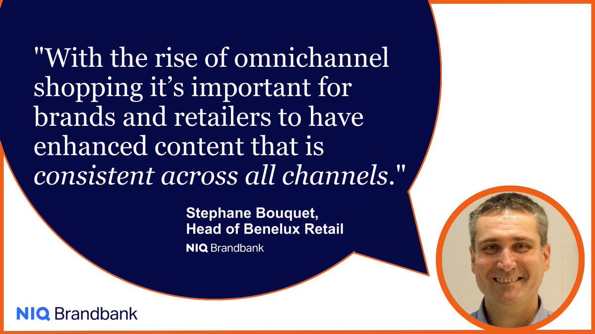 Stephane Bouquet, Head of Benelux Retail at NIQ Brandbank says 🗣

"With the rise of omnichannel shopping it’s important for brands and retailers to have enhanced content that is consistent across all channels."

Read more 👇📰
h.nniq.co/8kEt50PCPQX