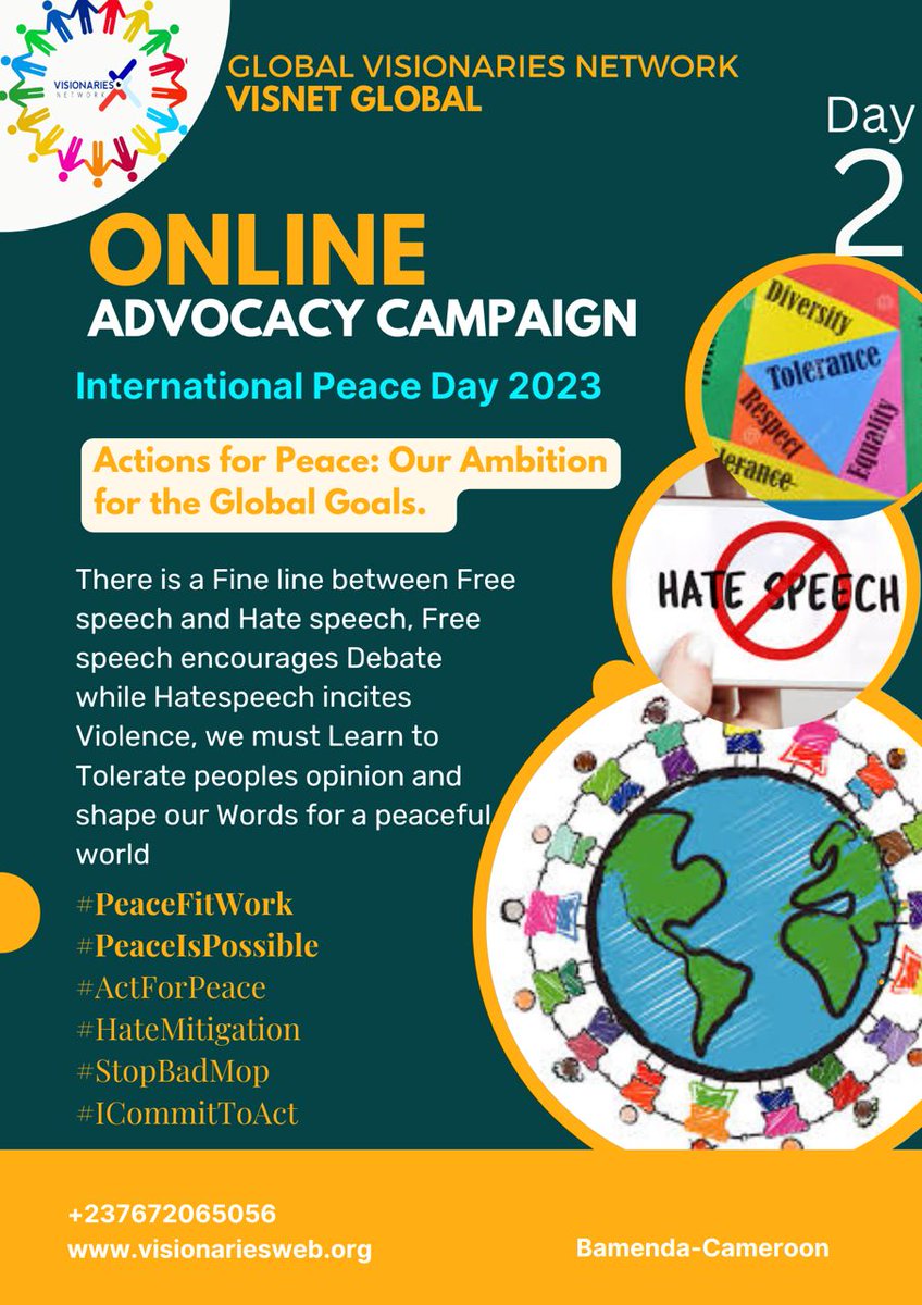 SoledadFonyuy's tweet photo. We must fight for peace and stand against #hatespeech and #Xenophobia, in all their forms. We are all human... we all deserve respect and compassion. Let's create a safe and welcoming society.#PeaceFitWork #HateFreeCommunities #Tolerance4Peace @FES_PSCC @UN @GermanyDiplo #SDG16 https://t.co/5UYbKe2PmC