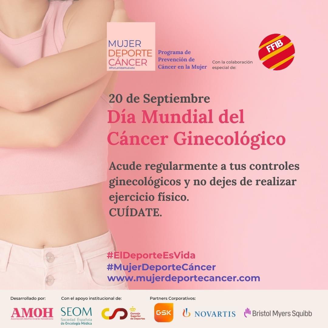 fundacioffib's tweet photo. 🫶 La Fundació de la @FFIB_oficial apoya el 𝐃í𝐚 𝐌𝐮𝐧𝐝𝐢𝐚𝐥 del 𝐂á𝐧𝐜𝐞𝐫 𝐆𝐢𝐧𝐞𝐜𝐨𝐥ó𝐠𝐢𝐜𝐨

ℹ️ Hoy 20 de septiembre, nos sumamos a la Campaña Mujer Deporte Cáncer, organizada por la AMOH

https://t.co/KmI5cn6uhk

#DeporteEsVida #MujerDeporteCáncer #porlavidamuévete https://t.co/uZtk3GcdIH