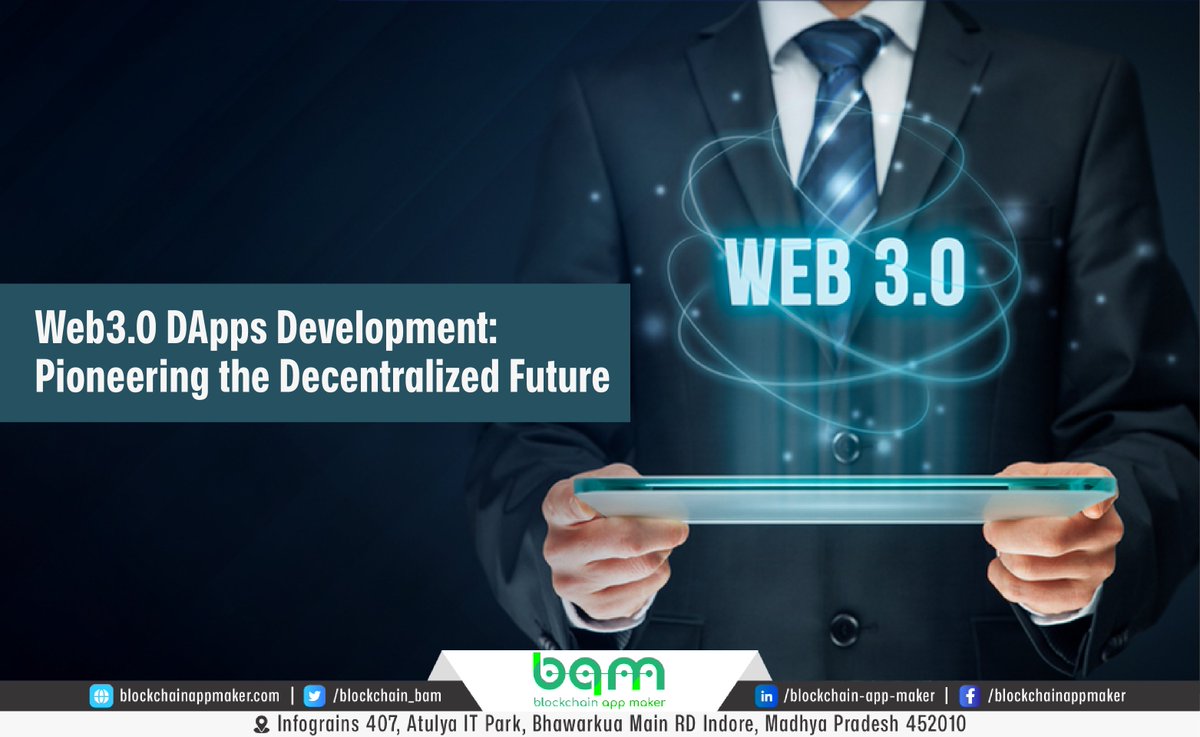 Blockchain_BAM's tweet photo. Web3.0 DApps Development: Pioneering the Decentralized Future 🌐🚀

Unlock the potential of decentralized apps and shape the digital landscape. Your innovation, our expertise.

Visit to know more: https://t.co/EJKiMHzhKa

#Web3DApps #DecentralizedFuture #DigitalInnovation #web3 https://t.co/SdYoABMeg2