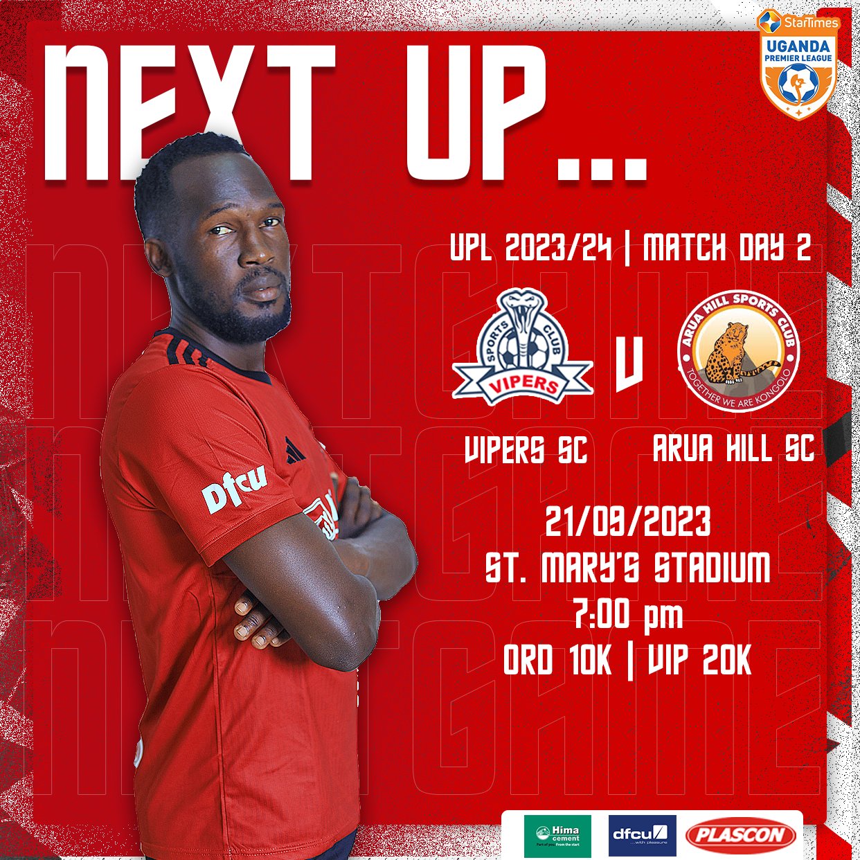 𝐕𝐢𝐩𝐞𝐫𝐬 𝐒𝐩𝐨𝐫𝐭𝐬 𝐂𝐥𝐮𝐛 on X: Back home 🏡 Our first @UPL  outing at St Mary's Stadium in 2023/24 awaits, as we take on Arua Hill SC  under the lights! 🔴⚫ 𝐏𝐥𝐞𝐚𝐬𝐞 𝐍𝐨𝐭𝐞