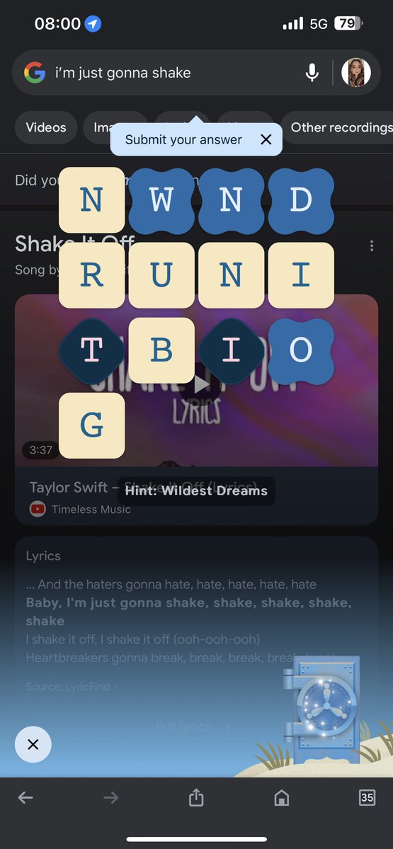 madslili's tweet photo. help why am i not seeing this one??😭

🏷️ 1989 taylors version from the vault puzzle google https://t.co/DACJfmp3Mm