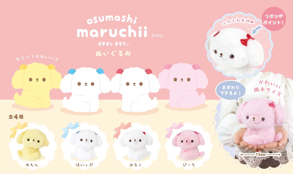 マルチーズちゃん、オリジナル、リアルサイズ、全身可動、おすまし顔、ぬいぐるみ 🌱9月新ぬいぐるみのご紹介🌱 『#おすましまるちぃ ぬいぐるみ