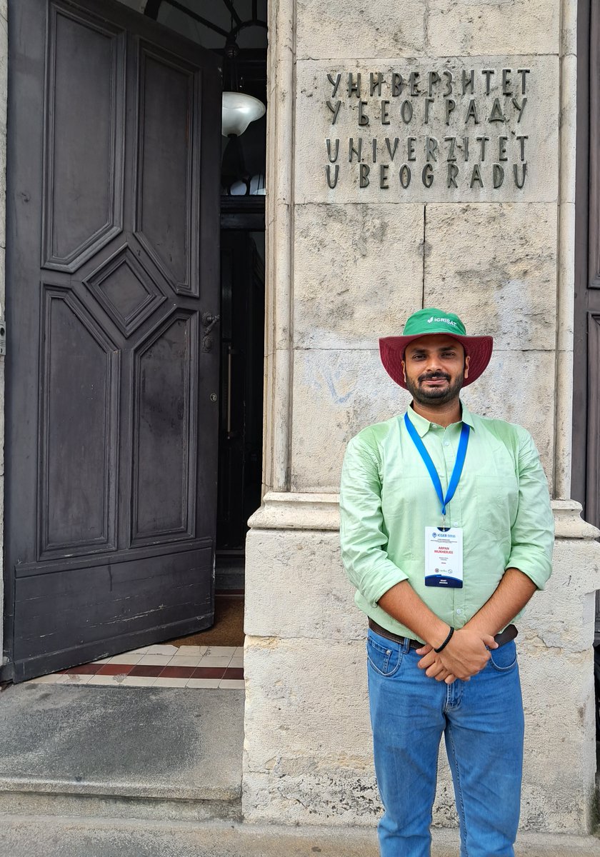 BHUResearchDesk's tweet photo. #MakingBHUShine 
Mr. Arpan Mukherjee, Research Scholar, Institute of Environment and Sustainable Development (IESD), presented his research in the International Workshop on “Trends in Microbial Solutions for Sustainable Agriculture”. 
@VCofficeBHU https://t.co/2mC2sHYFzG