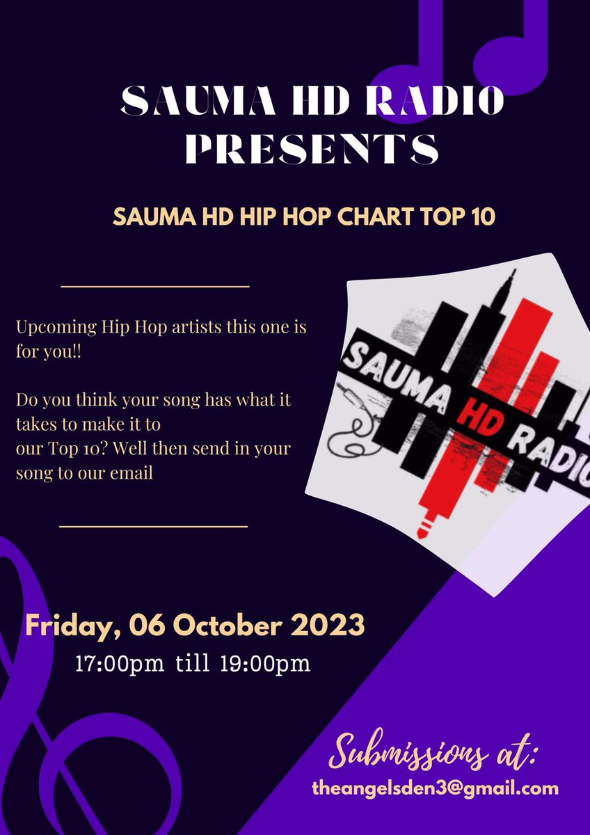 Black_AngelsSA's tweet photo. @casspernyovest All submissions are open for upcoming Hip-Hop artists. Your music will be played on our platform #CyphersWithTheAngels 🔥 requirements are followers
1. Song needs to be mastered 
2. Available on Online stores 
3. Clean vision.
 For More Info DM https://t.co/8nEhe0MFB3