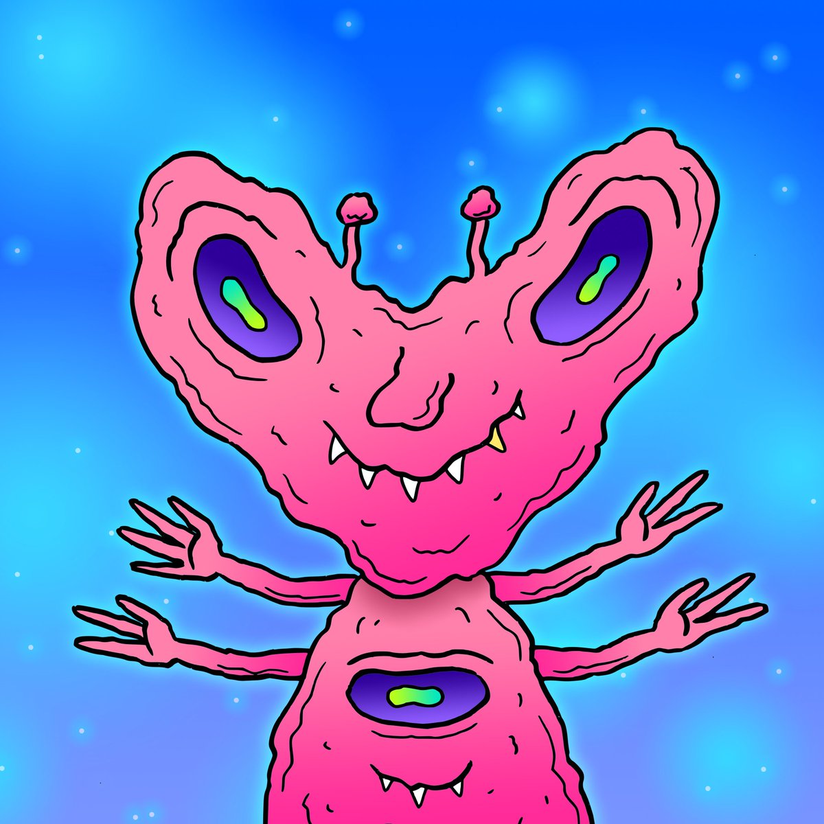 #ABBbattles ⚔️👽⚔️ DELUXE 

To enter:
⚠️ ABBs holders only 👽
▪️RT and tag 2 friends
▪️post the OpenSea link of your ABB in the comments 

Three fighters will win ABB Coins and one edition of Uglien #2 (10/10) 👽😱

#AlienBuddyBuds #NFTartists