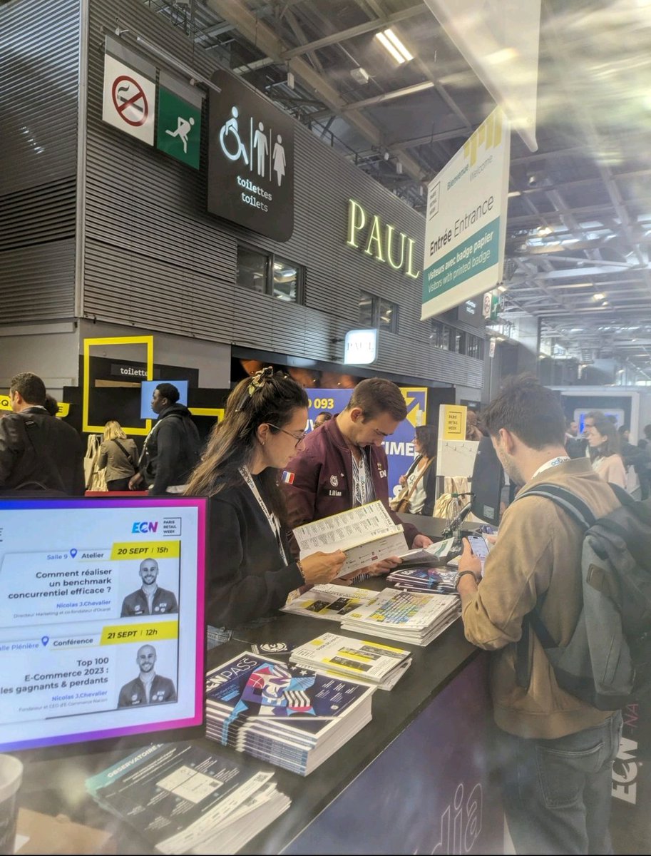 C'est parti pour le 2eme jour de la #ParisRetailWeek 🔥

Pour toutes vos questions, rendez-vous à l'accueil 👋