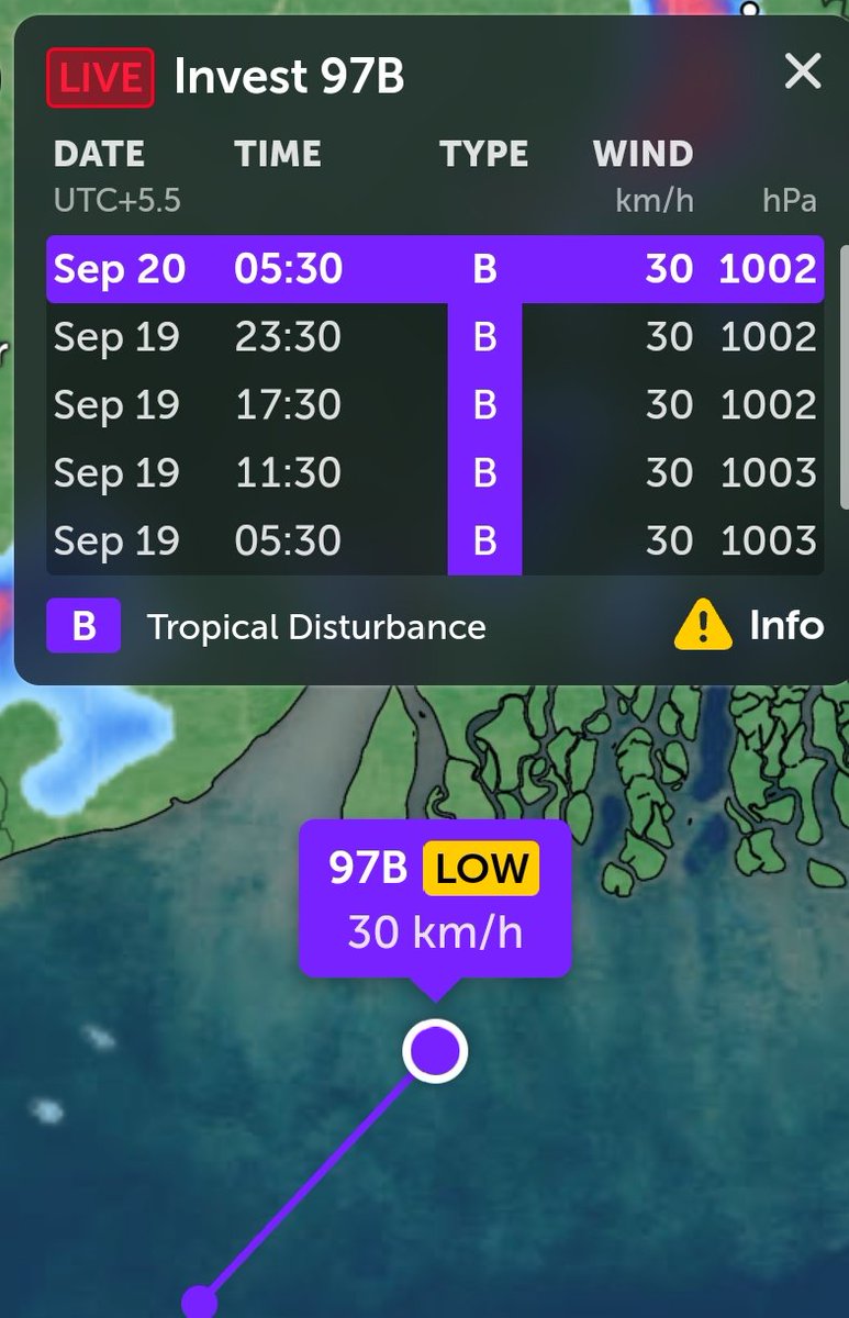 jackson10755839's tweet photo. ⚠️🔴 #Observation Last LPA #97B Movement Going Toward West Bengal As We Said Earlier Near #Digha
⚠️Monsoon Trough Near Daltonganj
⚠️ Extremely Widespread Rainfall Possible Over #WestBengal #Kolkata #Jharkhand #Bihar #Odisha #Uttarpradesh #Nepal With Gusty Wind 45 kmph https://t.co/hvyqbTa54F