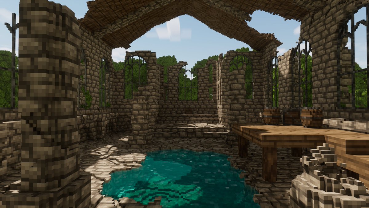 Tooley1998's tweet image. I&apos;ve recently been working on improving and adding new structures to the game. I&apos;m really trying to improve their quality level, gameplay flow and my workflow for how i create locations. #gamedev #indiedev #voxelgame #voxelart #voxel #procedural #UnrealEngine