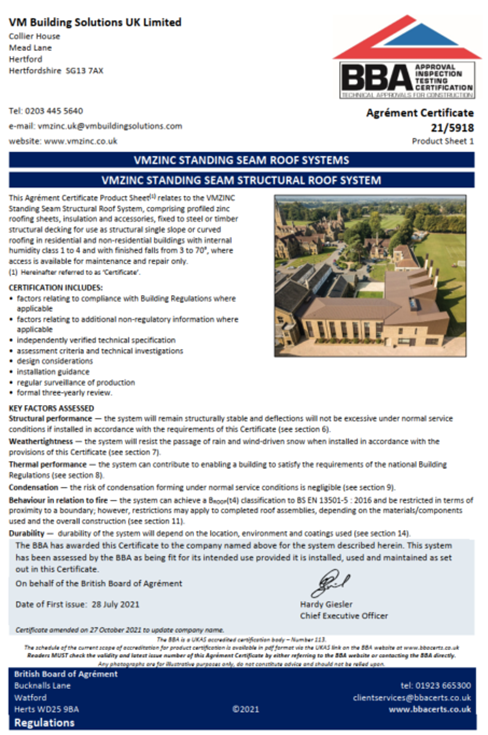 Last week <a href="/VMZINCUK/">VMZINC</a> gave a talk on certification at the <a href="/FTMRC/">FTMRC</a> technical seminar. For further info please contact us
vmzinc.com/en-gb/contact-…