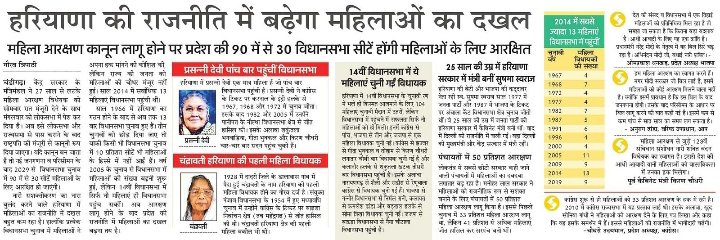 MrGauravt's tweet photo. नारी शक्ति वंदन विधेयक के कानून बन जाने के बाद हरियाणा की राजनीति पर पड़ने वाले असर का आकलन करने का प्रयास

https://t.co/lLLxT80pBe https://t.co/thQABoZXxj