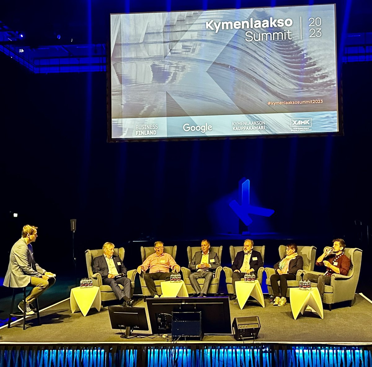 #Kymenlaaksosummit2023 speeds up in beautiful <a href="/satamaareena/">Satama Areena</a> in <a href="/kotkankaupunki/">Merikaupunki Kotka</a>