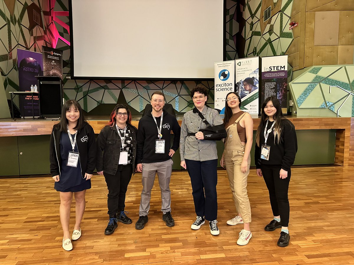 ARC_CIPPS's tweet photo. It was great to network with our Associate Investigators, postdocs, PhD students and other STEM-based Centres of Excellence @inSTEM_conf #inSTEM2023
@all_isee @Amandeepk28 @DanTheGuy25 @patra_petro @lezahtherock @TheCraikGroup @newgroupchem @Malins_Lab @KathyBelov https://t.co/Lr02b9itBB