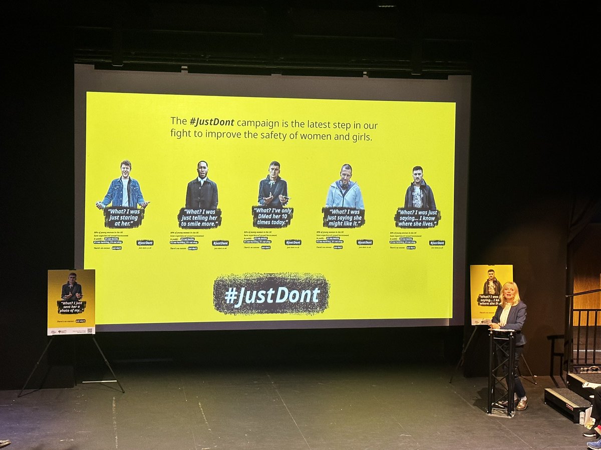 Crime Prevention Officer Sharon Charlesworth (@wyp_cposharon) on Twitter photo Kirklees Crime Prevention Officers attended the #justDont event yesterday #VAWG #kirkleessafezones
86% of young women in the UK have experienced sexual harassment in public, enough is enough.
<a href="/WestYorksPolice/">West Yorkshire Police</a> <a href="/WYP_HBrear/">Superintendent Helen Brear</a> <a href="/MayorOfWY/">Tracy Brabin, Mayor of West Yorkshire</a> <a href="/DeputyMayorPCWY/">West Yorks Dep. Mayor for Policing & Crime</a> Kirklees Crime Prevention Officers attended the #justDont event yesterday #VAWG #kirkleessafezones
86% of young women in the UK have experienced sexual harassment in public, enough is enough.
<a href="/WestYorksPolice/">West Yorkshire Police</a> <a href="/WYP_HBrear/">Superintendent Helen Brear</a> <a href="/MayorOfWY/">Tracy Brabin, Mayor of West Yorkshire</a> <a href="/DeputyMayorPCWY/">West Yorks Dep. Mayor for Policing & Crime</a>