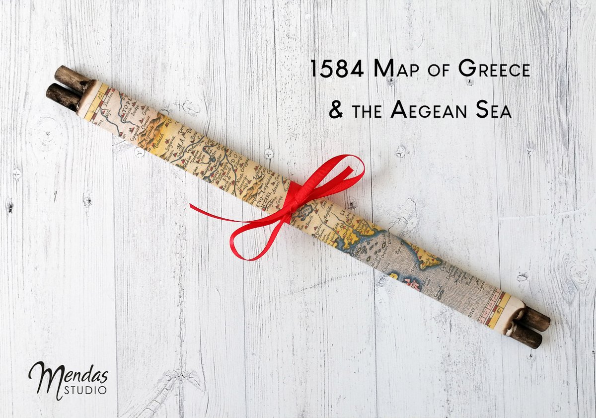 etsy.me/3E2nmOY Izvor: <a href="/Etsy/">Etsy</a> 
#GreeceOldMap Scroll Maps Etsy Shop
mendasstudio.etsy.com
landofscrolls.etsy.com
#LandofScrolls #FantasyScrolls #bestfantasymaps #OldMaps #MapMonday #Scroll #BookMaps #fantasy #Fiction #maps #fantasymap #MendasStudio #Bookish #bookstagram