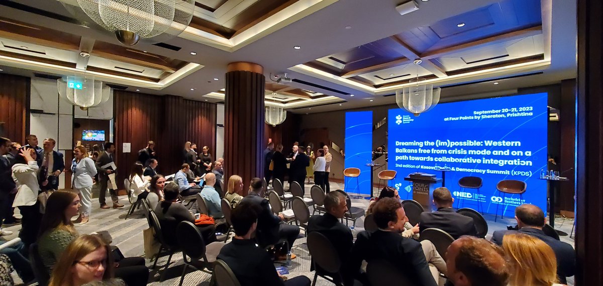 Good morning from the Kosovo Peace and Democracy Summit! <a href="/NEDemocracy/">NEDemocracy</a> is proud to support our partners in this initiative. Kudos to the organizers for their tireless efforts.