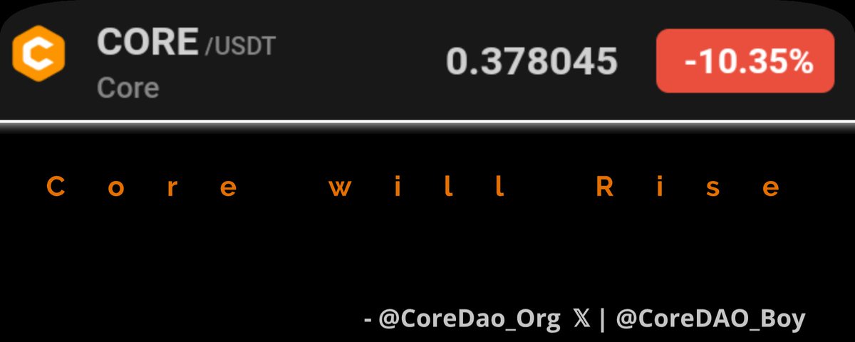 AsrhNFTs's tweet photo. $CORE at $0.37 (-10.35%) || 20-09-2023
#CoreWillRise๐๐
@Coredao_Org || @CoreDAO_Boy
#Coretoshis #Satoshi #CORE #RoadTo100 #CoreIsRising #SatoshiPlusConcensus https://t.co/bDegBmMMWe