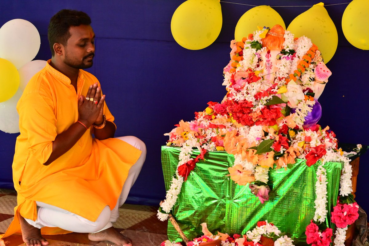 PBOdisha's tweet photo. #Ganesh_Puja_Vibes
#HappyGaneshChaturthi2023 https://t.co/tC2OJy4HBU