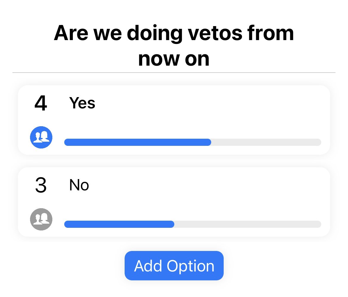 schefter_a7637's tweet photo. THIS CHANGES EVERYTHING😨

After a heavy vote between the @EmilyWeinerCO league managers…the league has officially decided to allow trade vetos from now on. CAN YOU BELIEVE THIS FOLKS⁉️ How will this new rule come into play later in the season…more news to come… https://t.co/dG4YyTQZIe